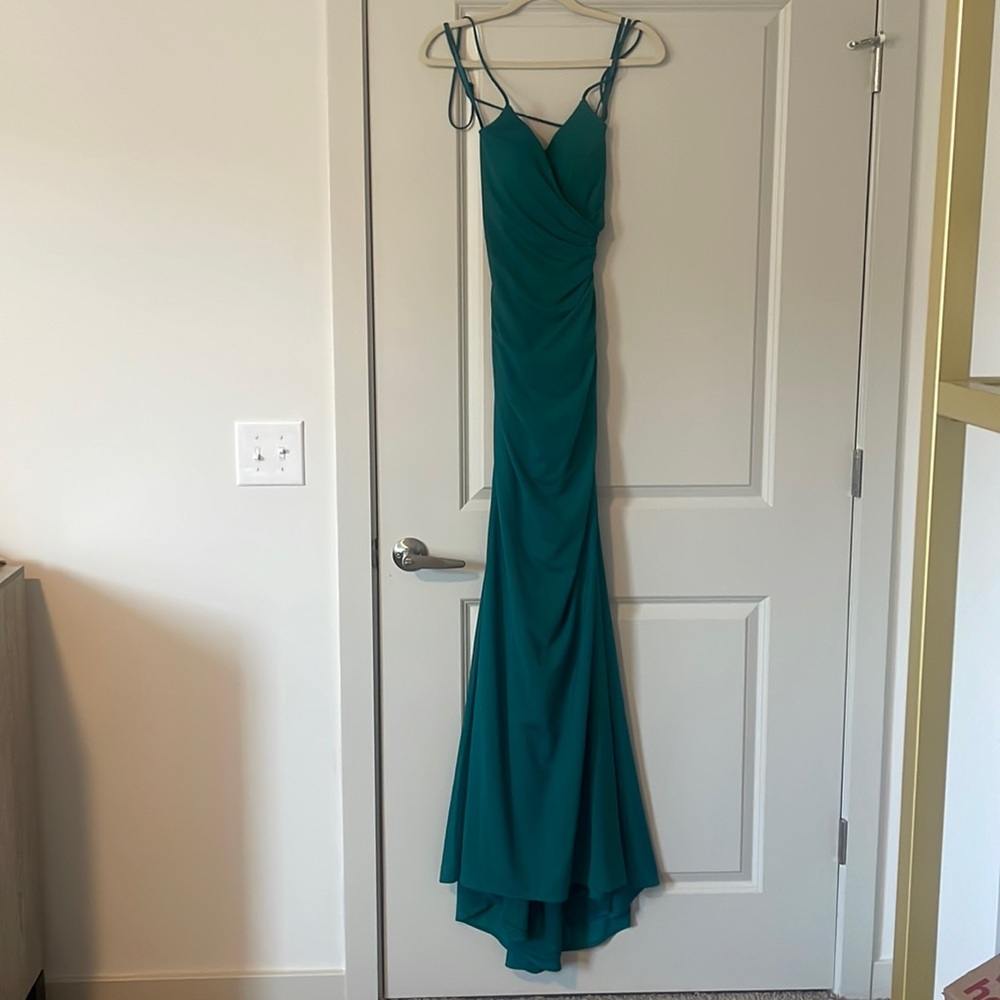 Green formal dress